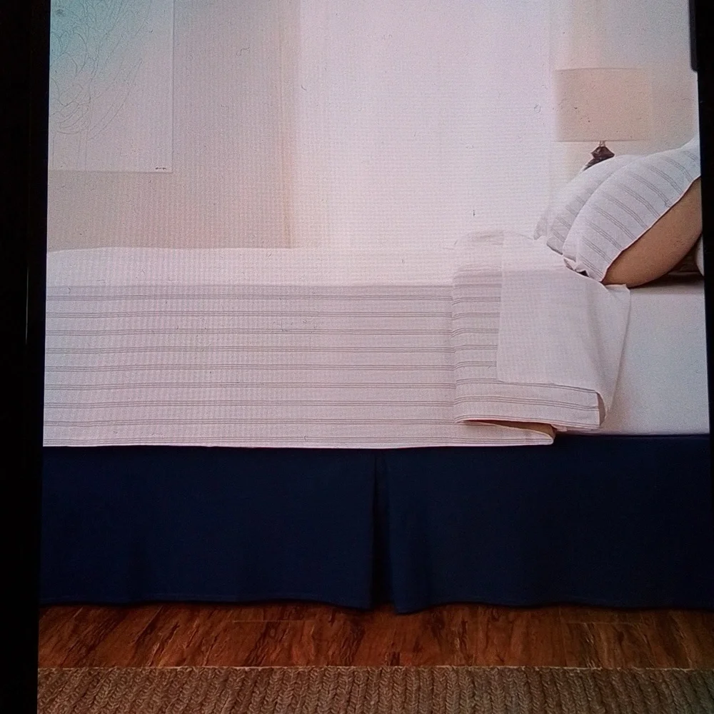 Brylane Home Twin Green Comforter and Bedskirt Set